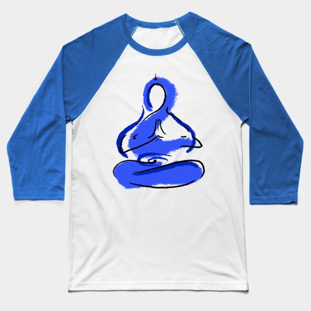 Third eye chakra Baseball T-Shirt by Steve Brown Illustration 